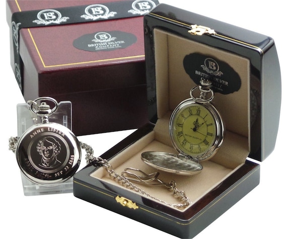 Anne Lister Portret Dames Pocket Horloge en Ketting | Etsy België