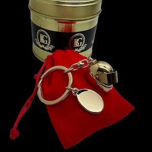 Gold Crash Hemet Schlüsselring 24k Gravur Motorrad Schlüsselanhänger Gravur Luxus Geschenk Set Motorrad Geschenk Set Box Geschenke für Biker Monogrammed