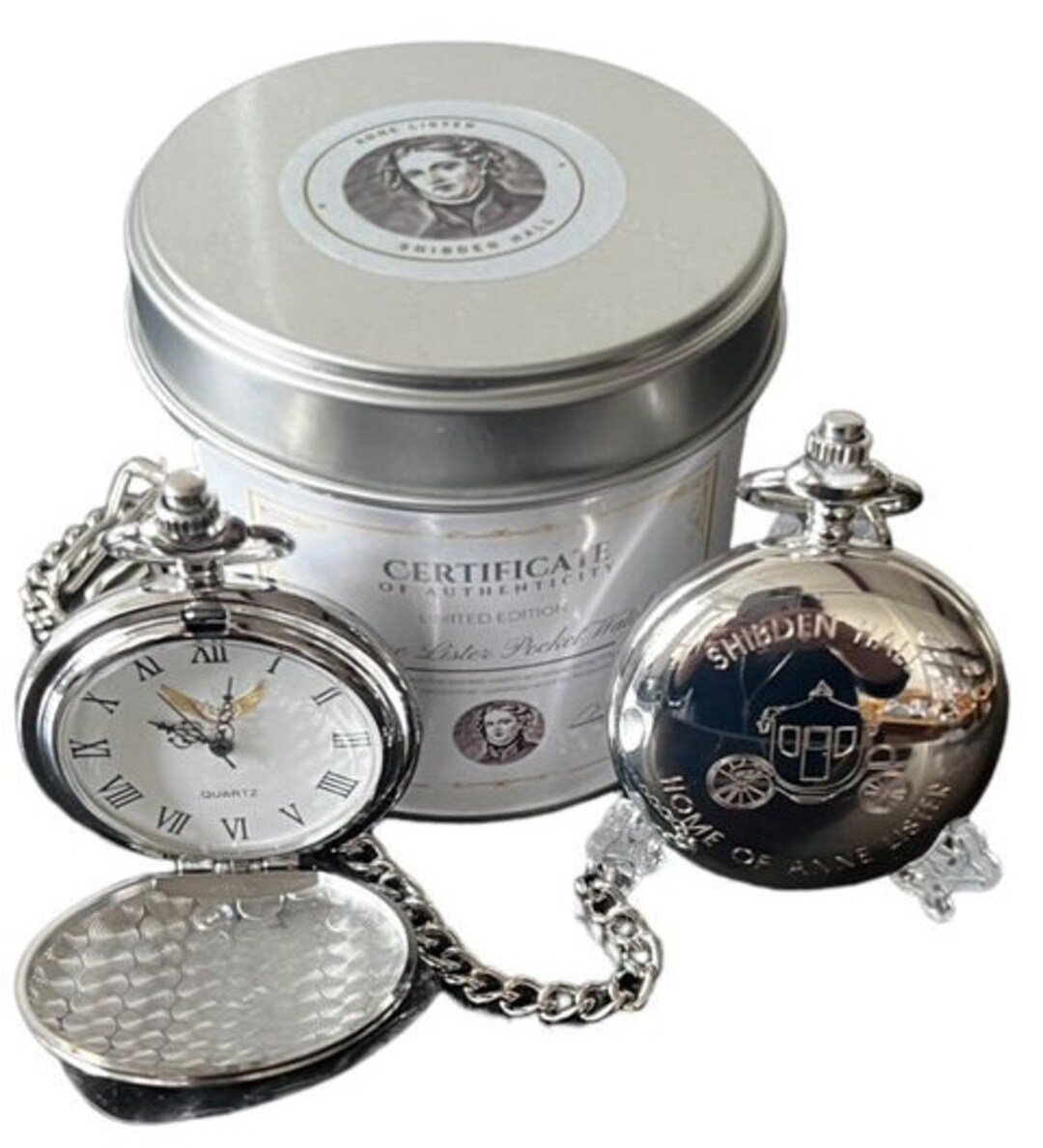 Anne Lister Personalised Pocket Watch Shibden Hall Engraved