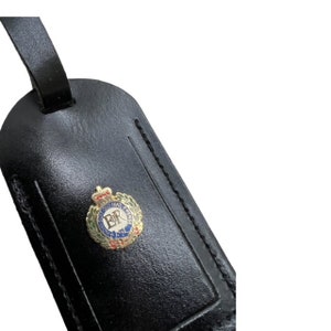 Royal Engineers Personalised Luggage Tag Engraved Travel Flight Suitcase Briefcase Case RE Crest British Army Military Bag Case Strap ID