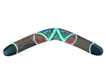 Boomerang grabado personalizado en madera, grabado a medida, boda, cumpleaños, hecho a mano, pintado a mano, decorado, tradicional, novio, padrino de boda