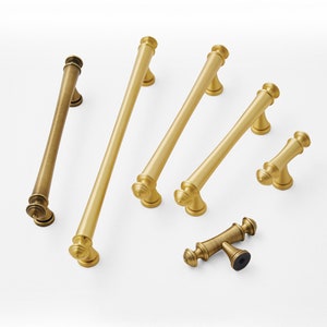 3.78" 5'' 7.55''Brushed Brass  Bronze Drawer Pulls Knobs Cupboard Pulls Cabinet Pulls Wardrobe Pulls Closet Handles Cabinet Hardware