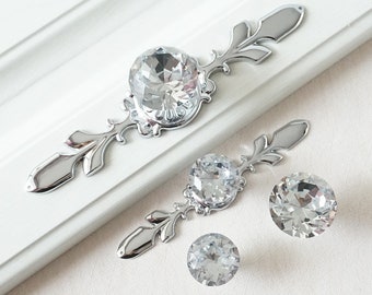 Crystal Drawer Pulls Etsy