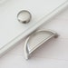 3" Cup Drawer Pull Handle Dresser Pulls Knobs Handles Shell Bin Bowl Steel  Kitchen Cabinet Door Pulls