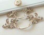 1.75 39 39 2.5 quot Antique Silver Dresser Knobs Pulls Shabby Chic Drawer Pull Handles Knob Kitchen Cabinet Handles Pull Knob Furniture Pulls 44 64mm