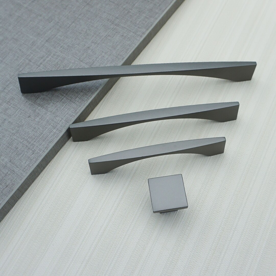 3.78" 5" 7.55"dark Gray Cabinet Handles Dresser Knob Kitchen Door Pulls Handle Decorative Drawer ...