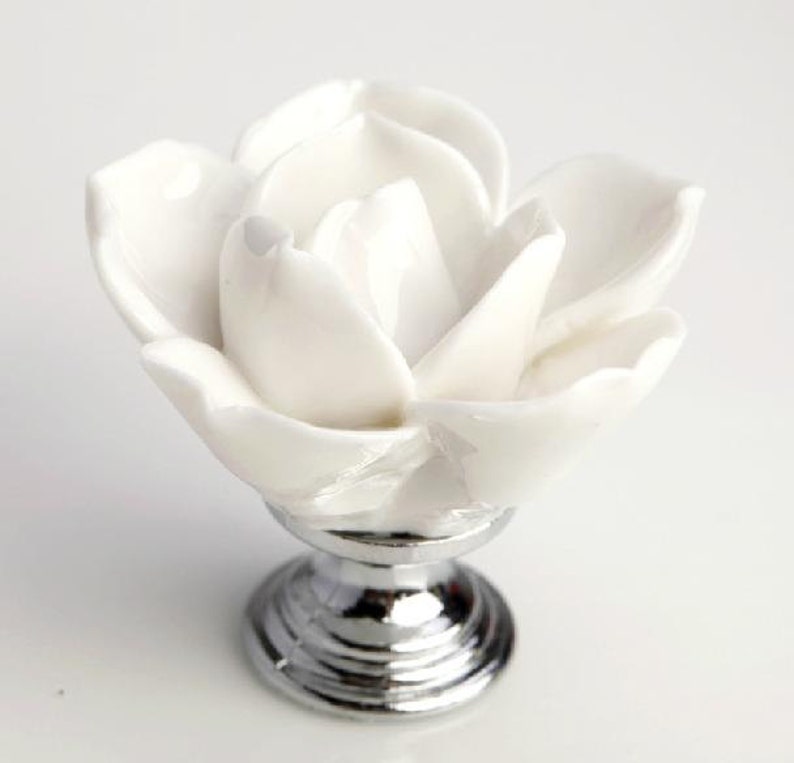 Chic Lotus Girl Dresser Knobs Drawer Knobs Pull Handles / Etsy