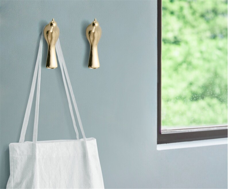 Exquisite Bird Brass Wall Hooks Coat Hooks Hangers Coat Hooks Etsy