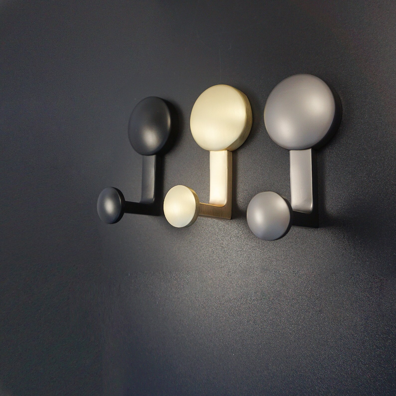 Decorative Black Brass Gun Wall Hooks Stylish Wall Bag Hook Etsy