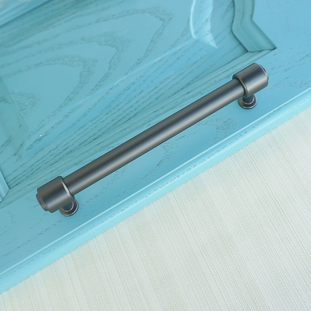 6.3dark Gray Kitchen Pulls Handles Polished Etsy