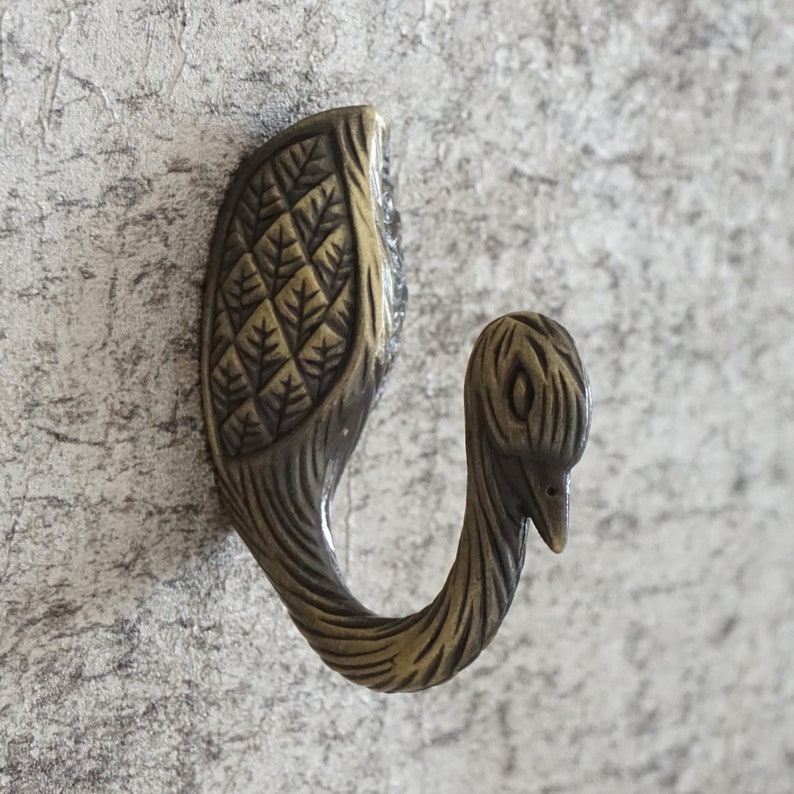 Rustic Bird Wall Hanger / Unique Vintage Hook Clothes Hangers Etsy