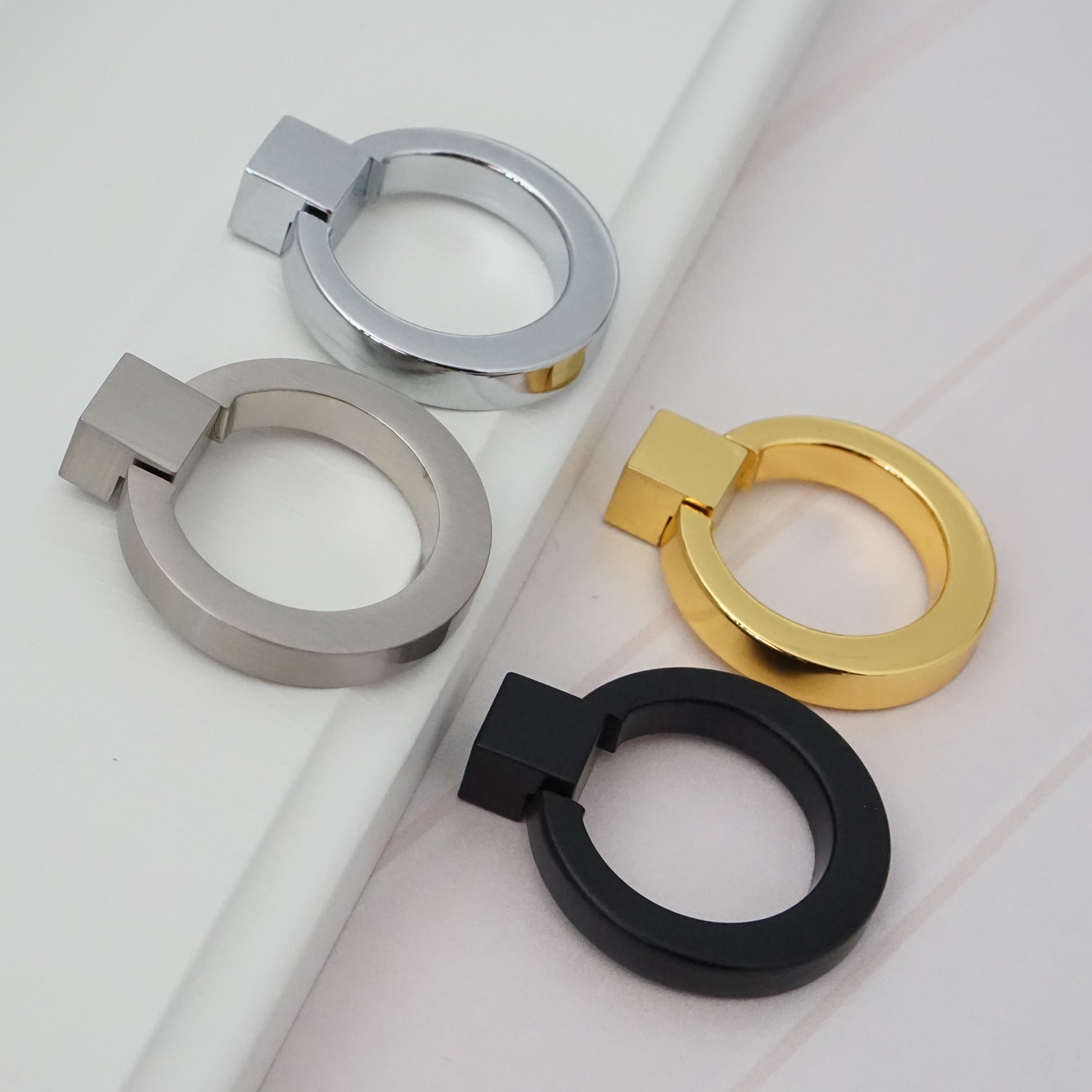 Morden Stlye Drop Henkel Kommode Pulls Griffe / Schrankknöpfe | Etsy