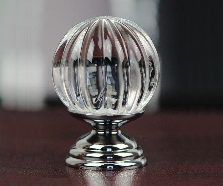 Clear Glass Crystal Knobs Knob /dresser Knobs Etsy