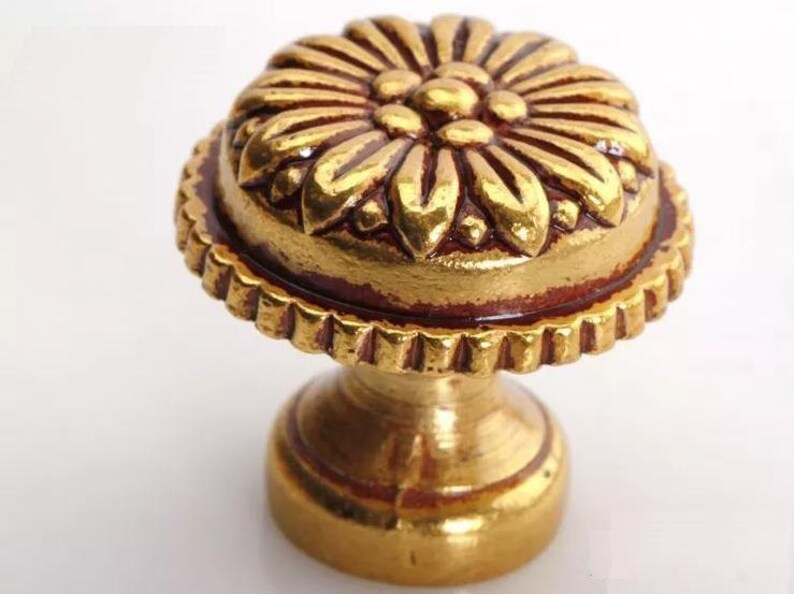 Handles Pulls Knobs Dresser Pulls Knobs Antique Gold Etsy