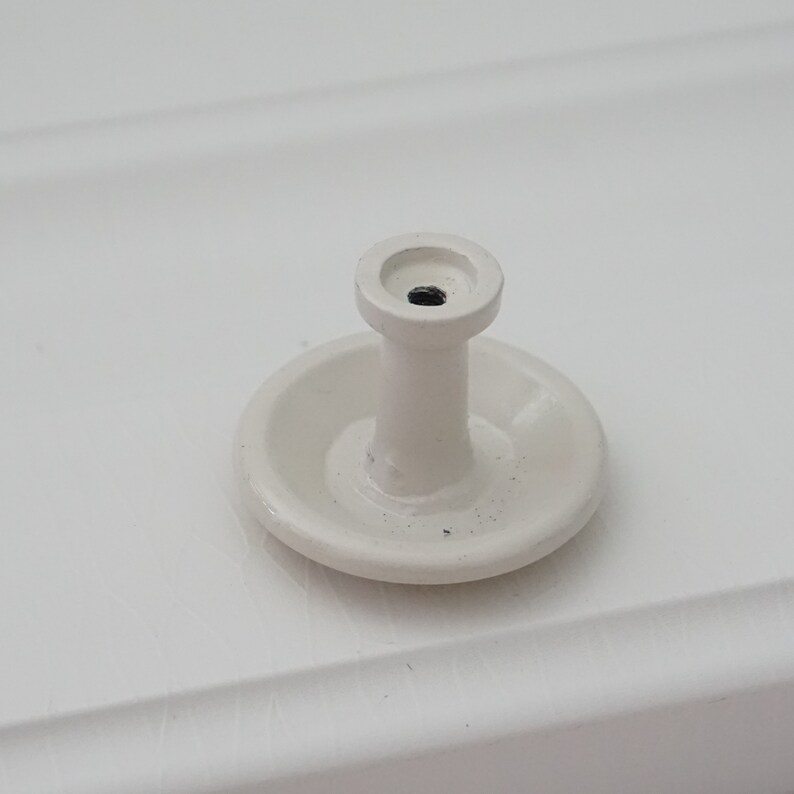 Shabby Chic Knobs Dresser Knob Creamy White Gold Kitchen Round Etsy