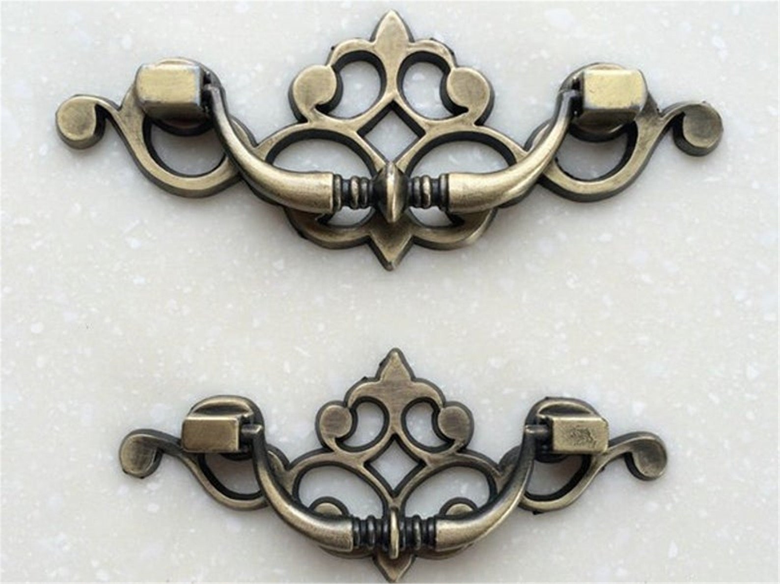 2.5 3.25 Vintage Style Bail Drawer Pulls Drop Etsy
