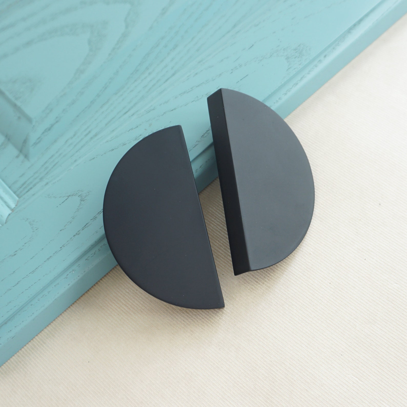 2.5 Halbkreis Schwarze Schrankgriffe Schwarze | Etsy