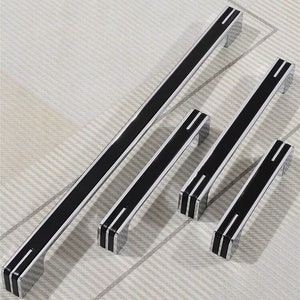 1.25 3.78 5 6.3 8.8 12.5 Drawer Handle Pulls Chrome Black White Kitchen Cabinet Handles Wardrobe Handles Dresser knobs Modern Style image 10