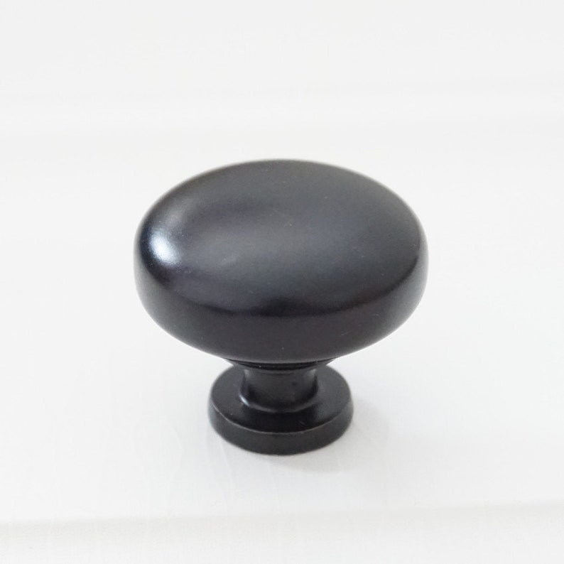3 Vintage Black Drawer Pull Knobs Dresser Pulls Handles Etsy