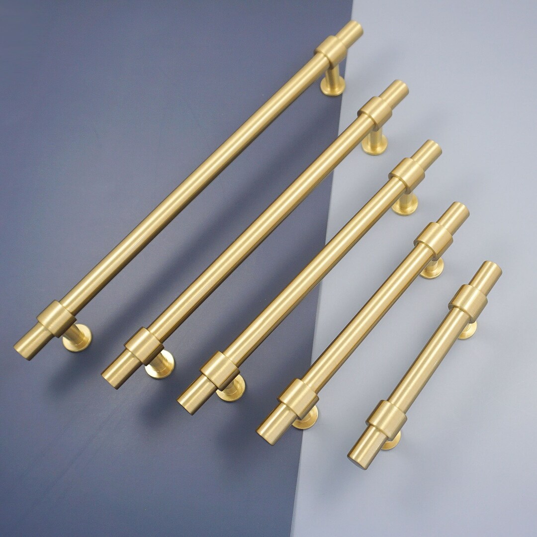 2.53.75'' 5'' 7.55 Solid Brass Drawer Knobs Pulls Handles Dresser Knobs ...