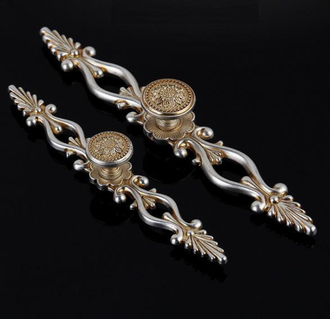 Dresser Knobs Pulls Drawer Knob Pull Handles Antique Silver Etsy