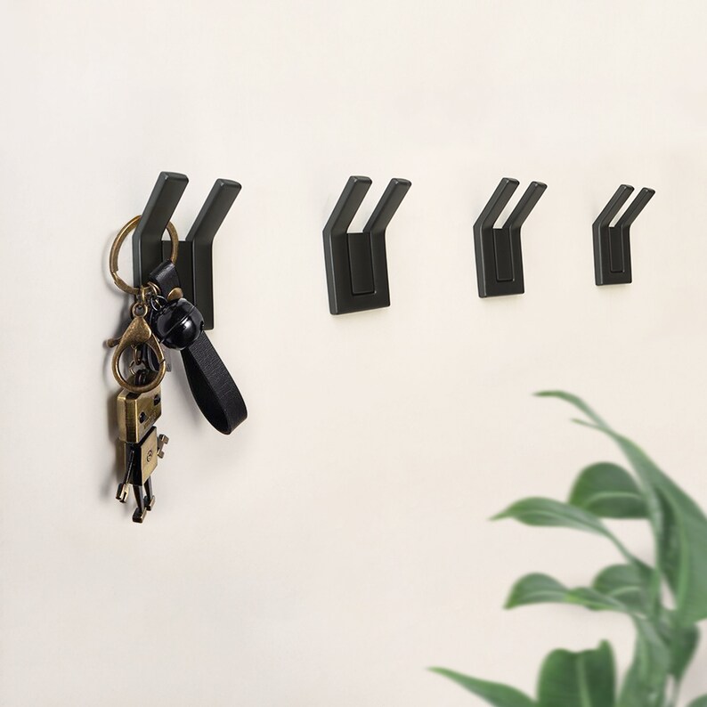 Black Gold Wall Hooks Coat Hooks Bag Hooks Scarf Hooks Towel Etsy