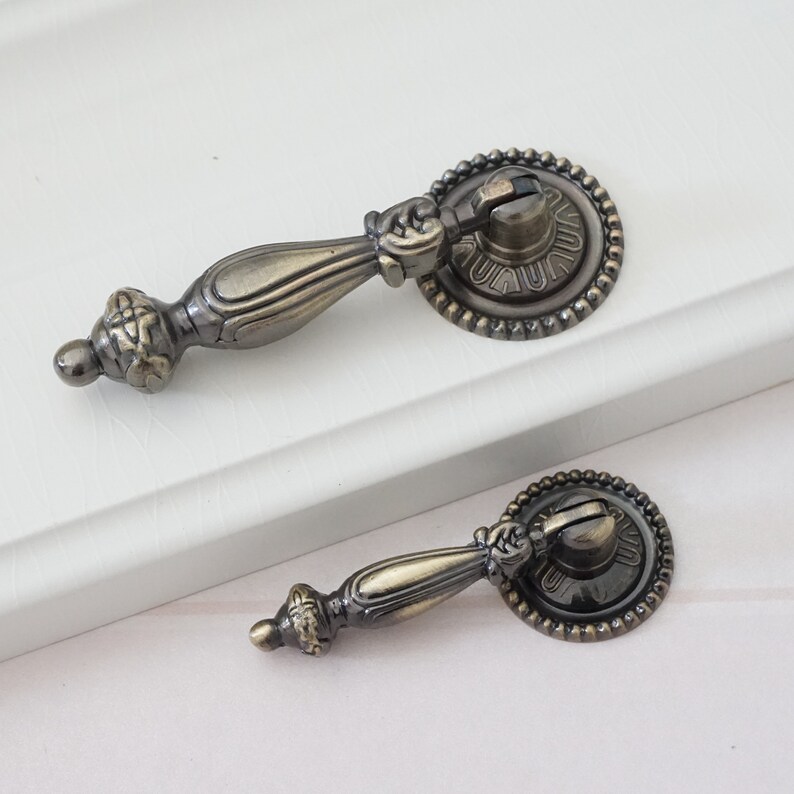 Drop Dresser Knobs Pulls Handles Drawer Pull Handles Kitchen Etsy