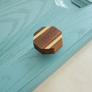 Drawer Knob Cabinet Knobs Pulls Handles Hexagon Modern Wood Marble Door Knob Rectangle  Small Knob Furniture Handles Brass Knobs