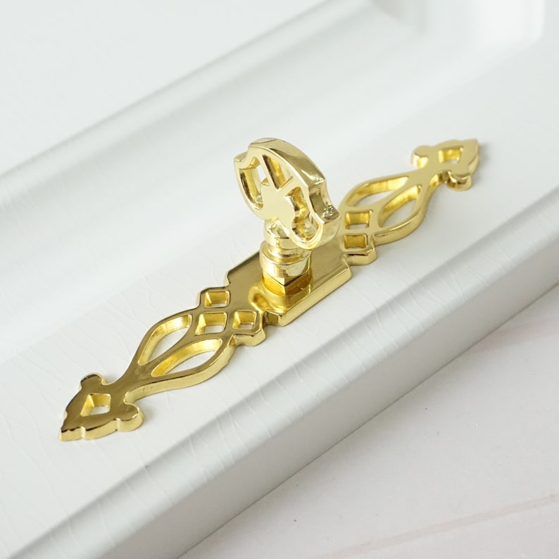 Unique Gold Dresser Knobs Handles Drawer Pulls Handles Knobs Back plate Kitchen Cabinet Handles Knobs Furniture Decor