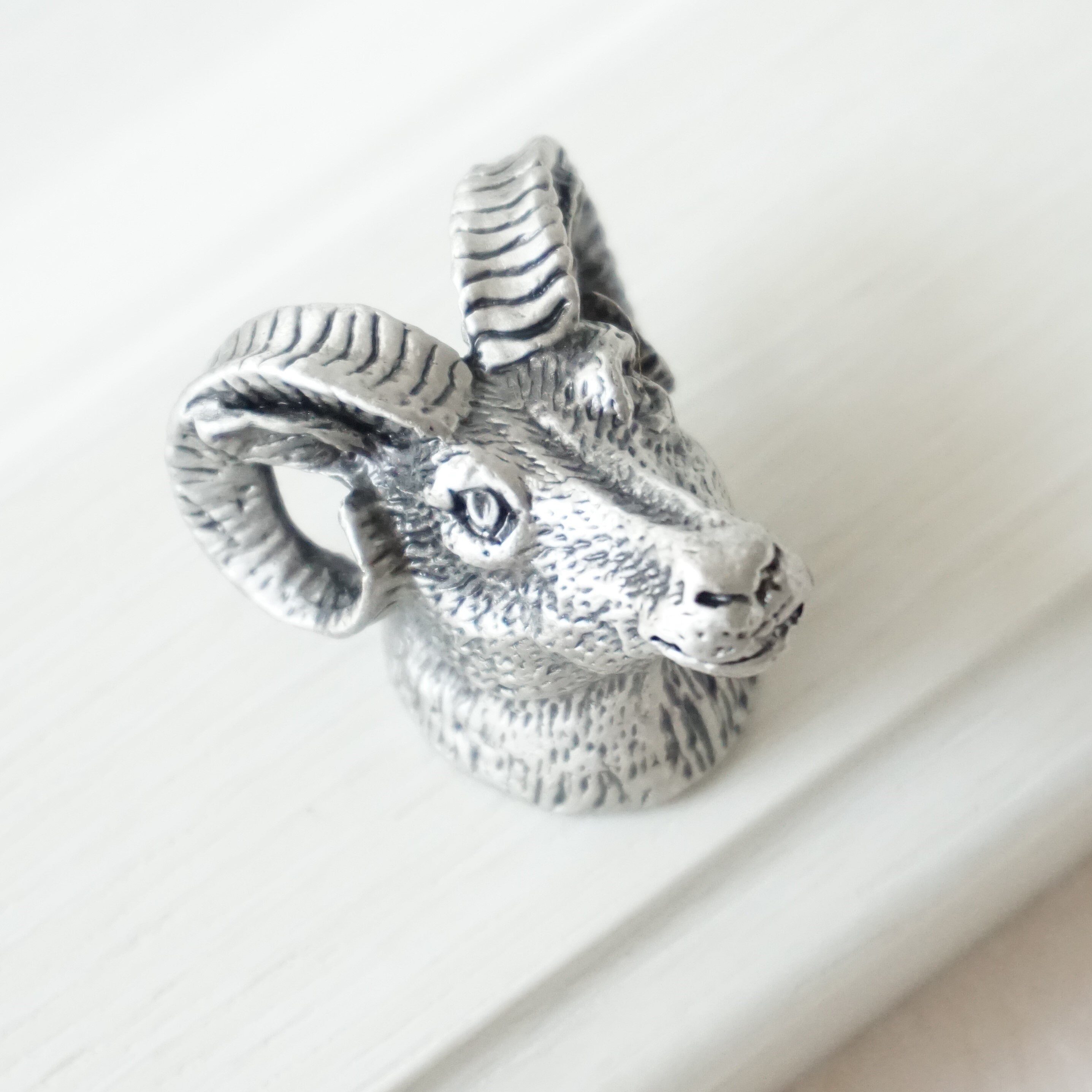 Animal Knobs Antique Silver Drawer Knobs Dresser Etsy