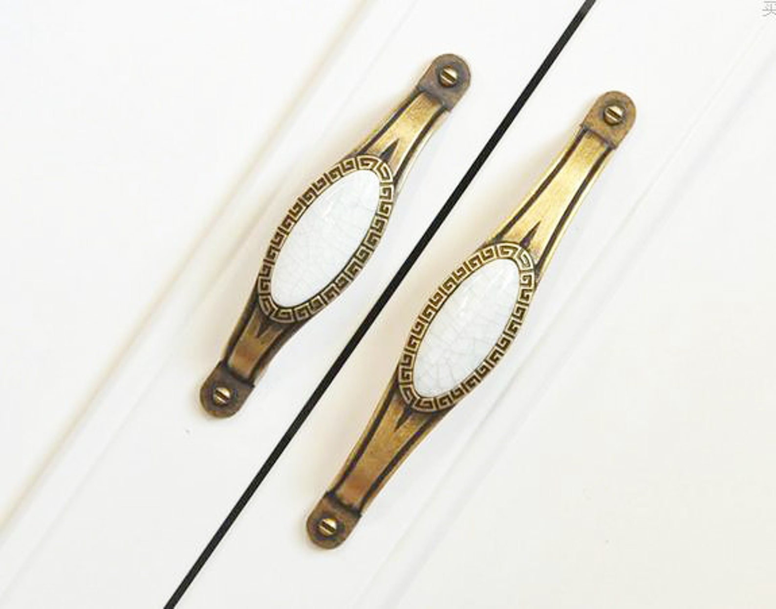 Cocina gabinete perillas / cajón de la cómoda tira manijas | Etsy