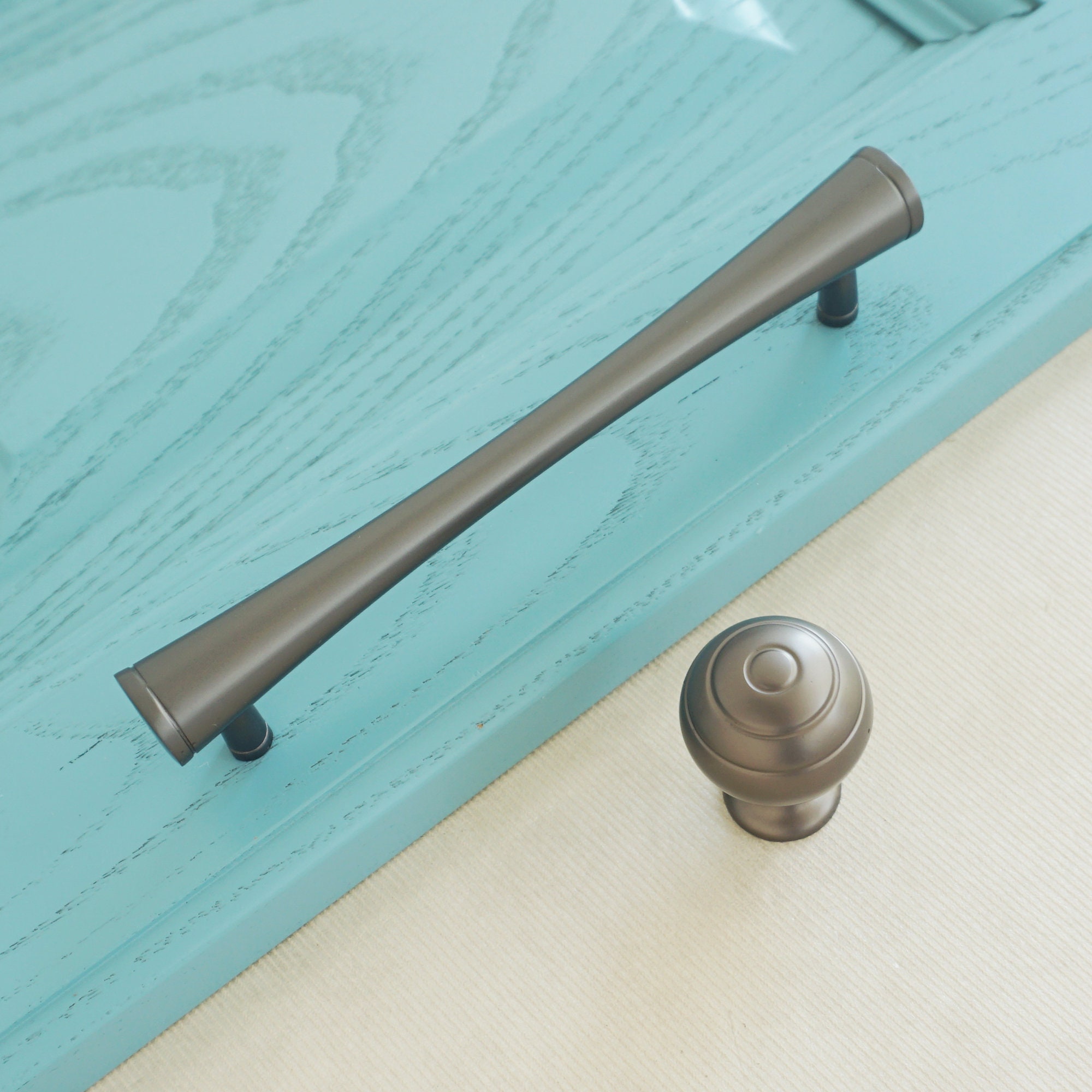 5 Brass Door Handles Pulls Dresser Knob Kitchen Etsy