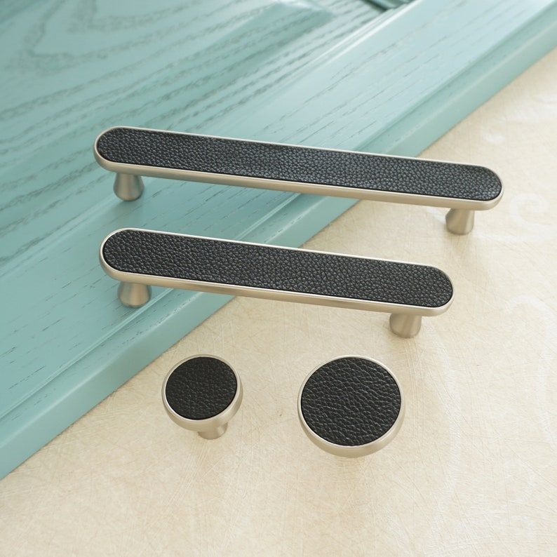 3.78 5'' Red Leather Dresser Handles Drawer Knobs Etsy