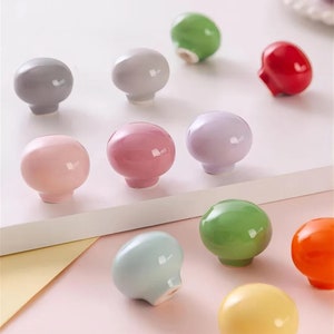 8 Ball Billiard Pool Cabinet Drawer Pull Knob - Ceramic Hardware For Game Room Or Bar