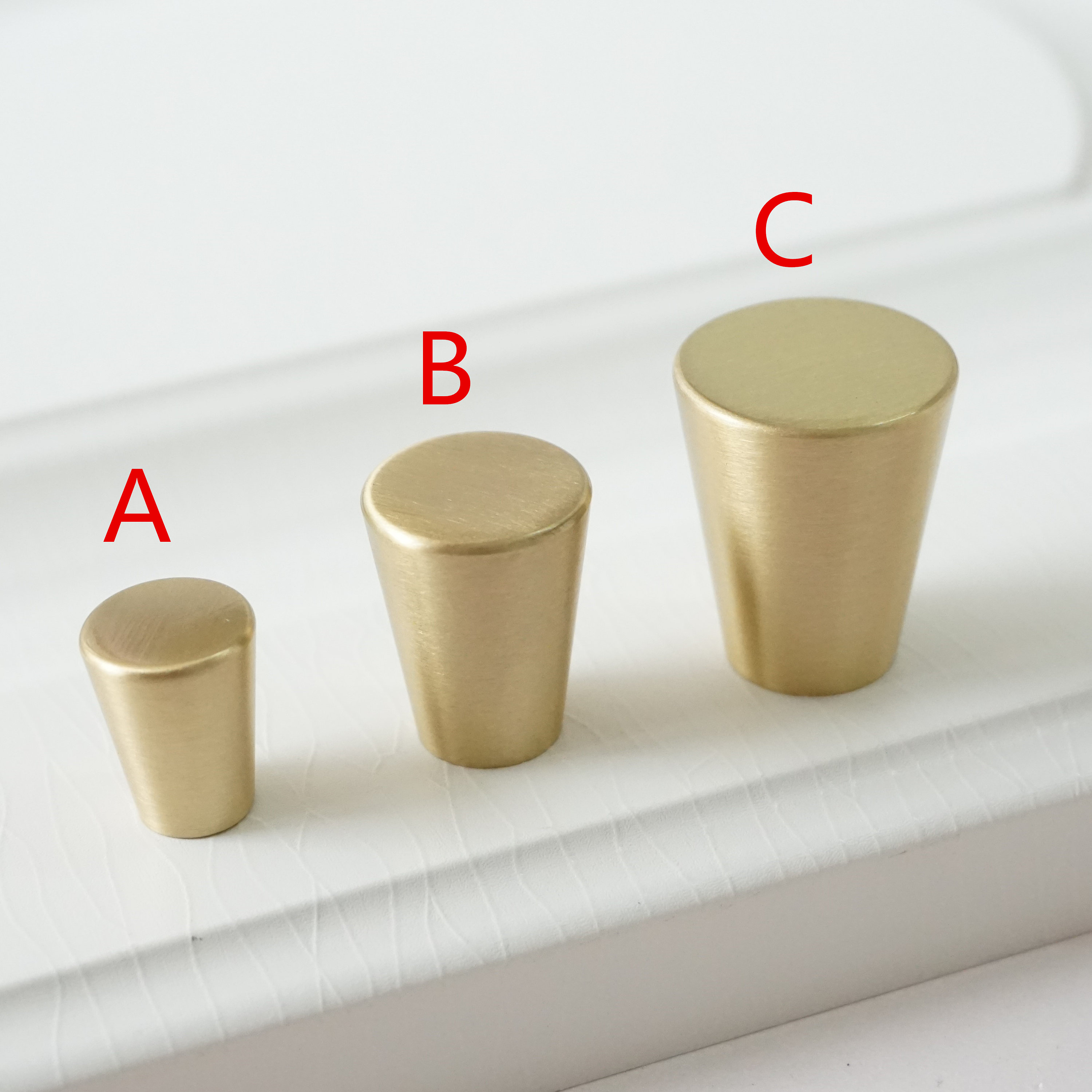 Pure Brass Knob Solid Brass Drawer Knobs Pulls Handles Small Etsy