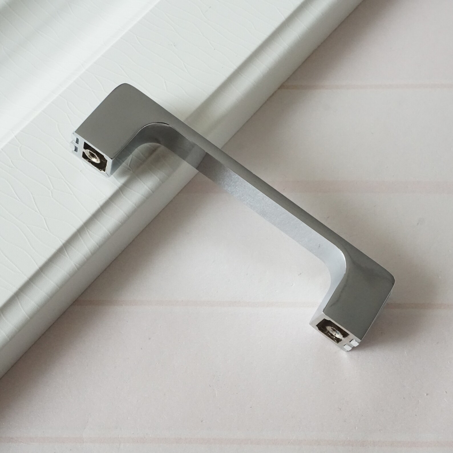 White Silver Handles Kitchen Pulls Dresser Pulls Etsy UK