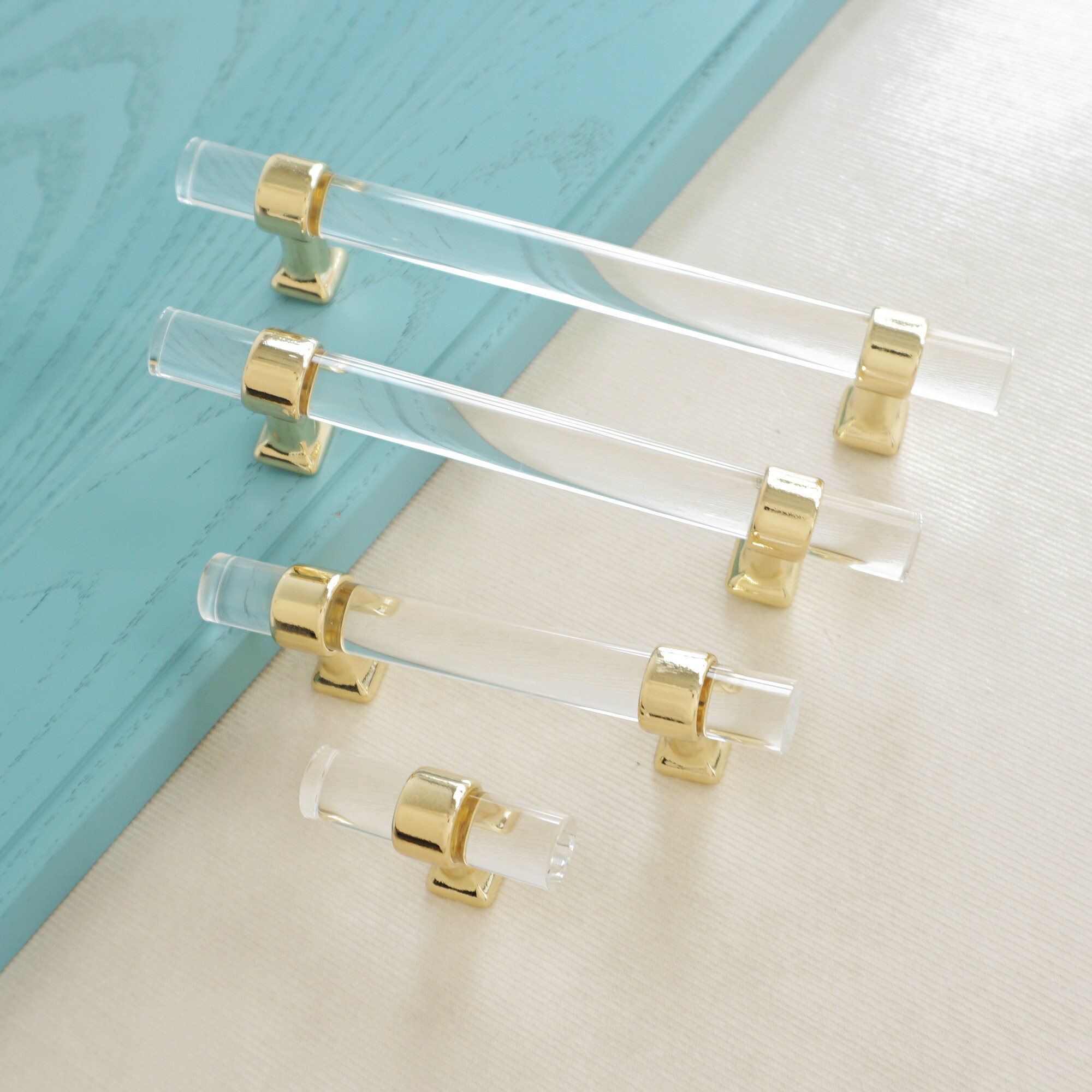 2.53.75 5 6.3''acrylic Drawer Pulls Etsy UK