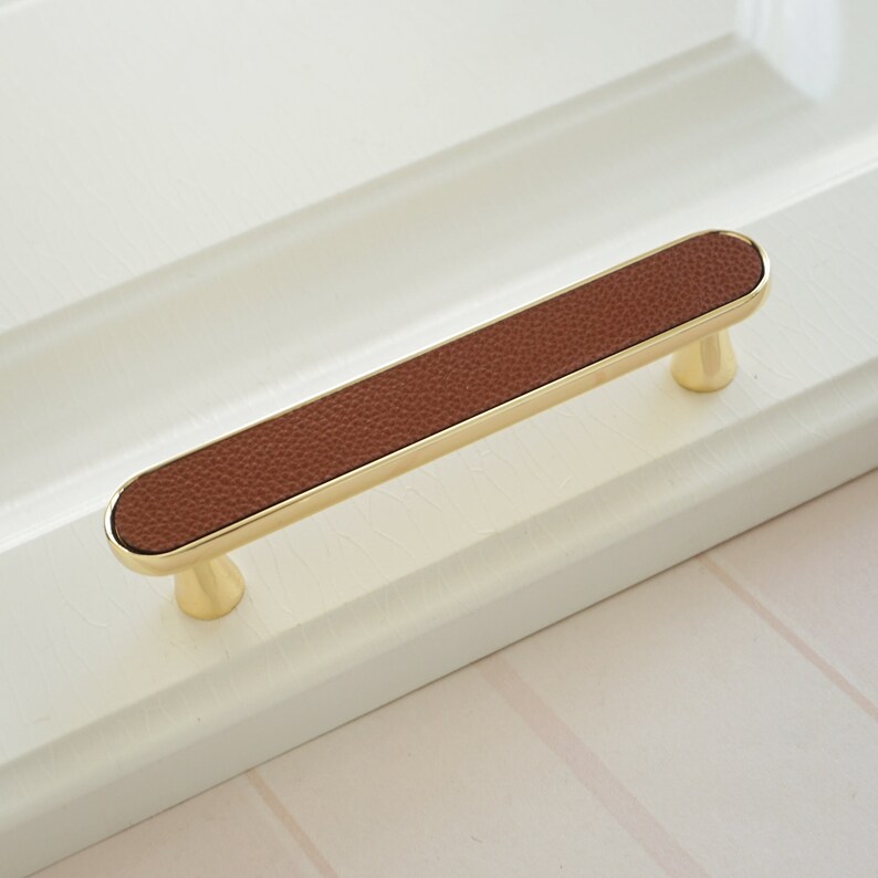 3.78 5'' Red Leather Dresser Handles Drawer Knobs Etsy