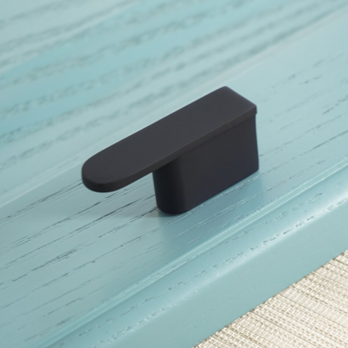 3.65'' 7.55 12.6 Schwarze Schrankgriffe | Etsy