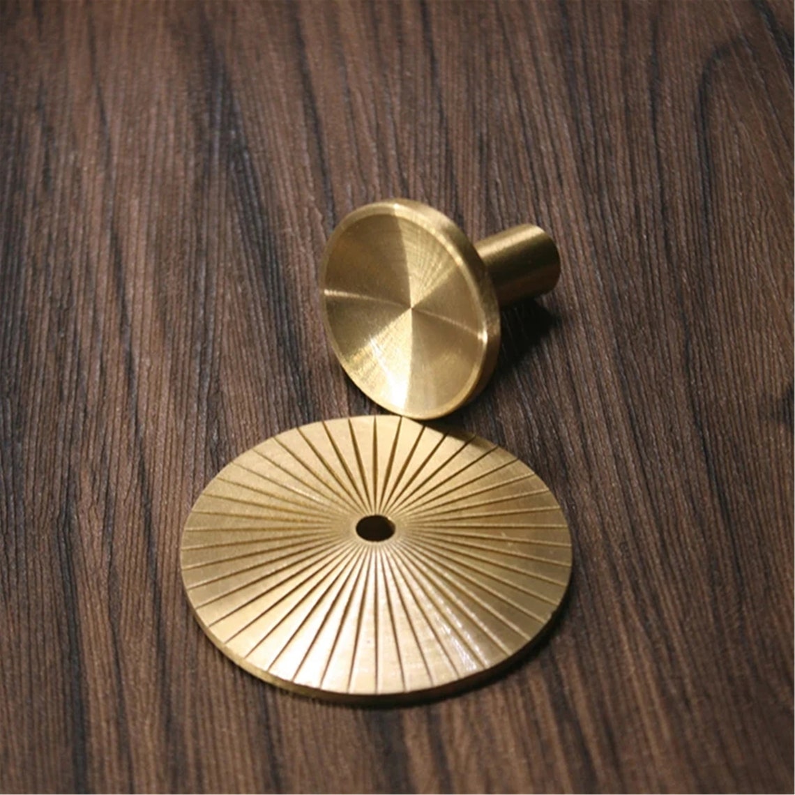 Brass Backplate Decor Drawer Knobs Brass Knobs Brass Drawer Etsy
