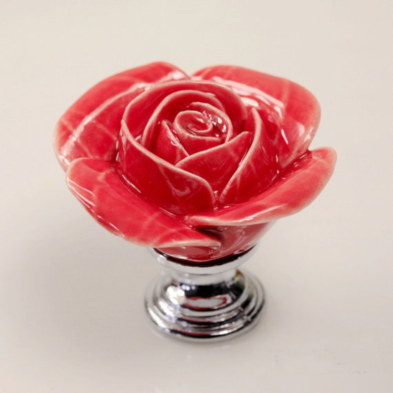 Flower Knobs Drawer Knob Dresser Knobs Ceramic Knobs Pulls Etsy