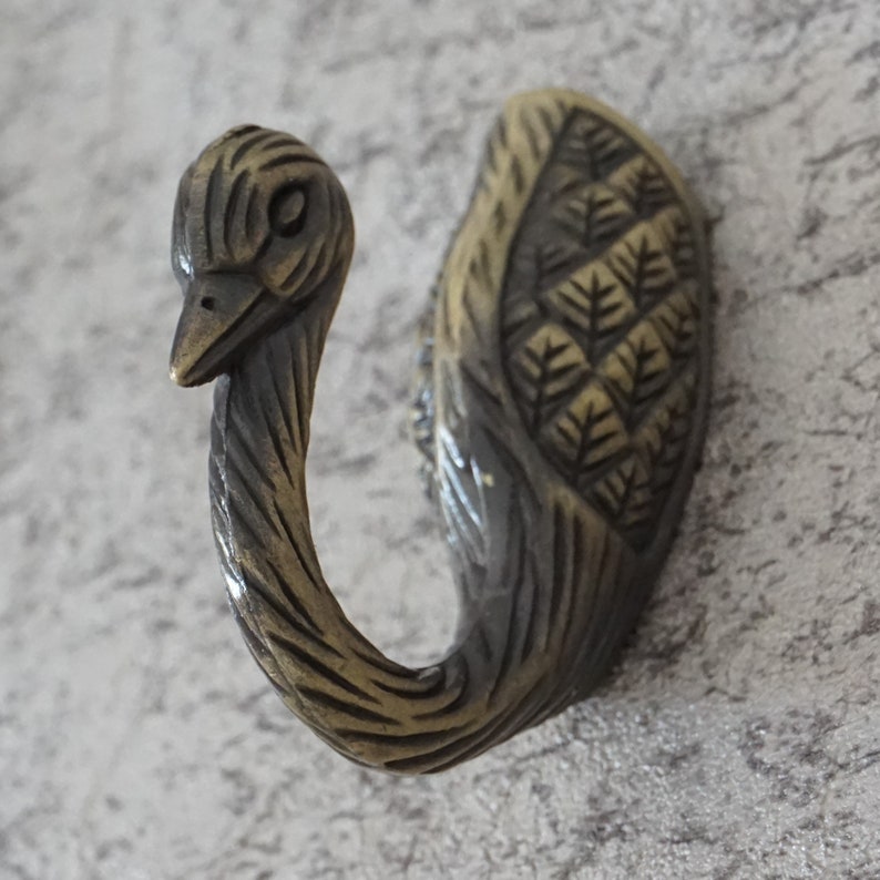 Rustic Bird Wall Hanger / Unique Vintage Hook Clothes Hangers Etsy