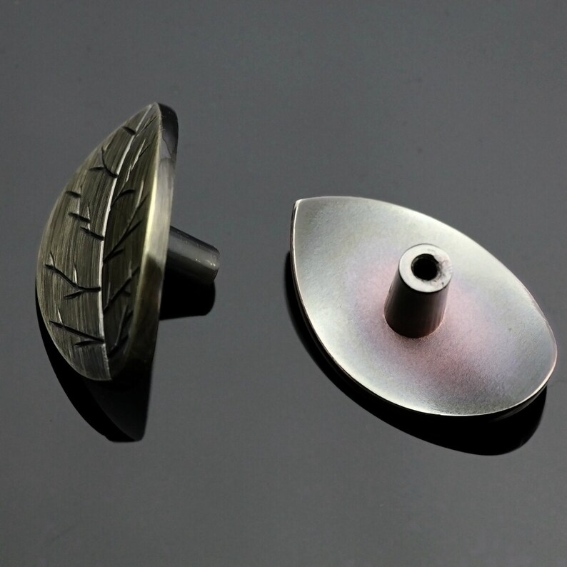 Unique Dresser Knob Drawer Knobs Pulls Handles Leaf Antique Etsy