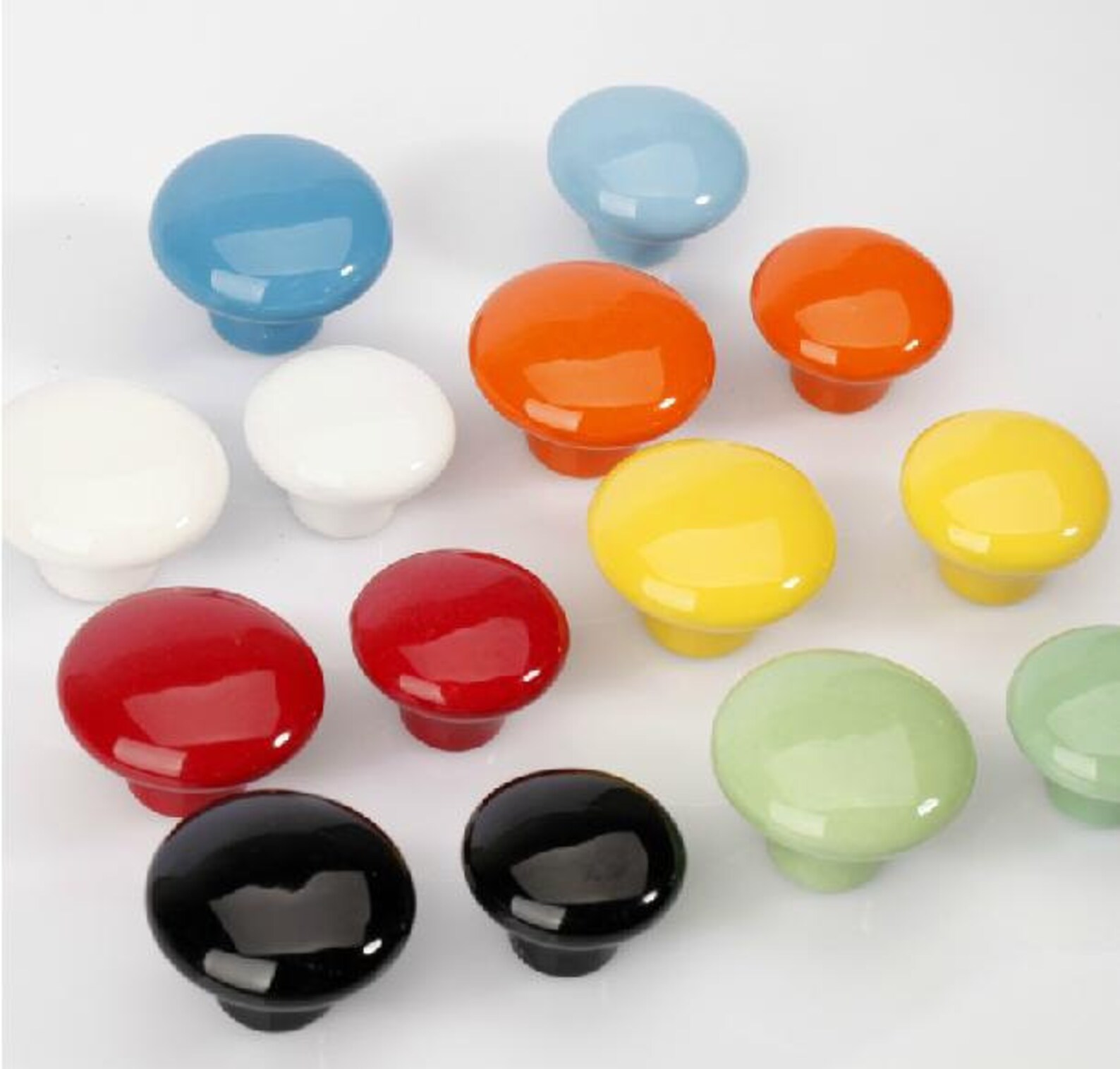 Larger Ceramic Knobs Dresser Knob Drawer Pulls Handles Etsy