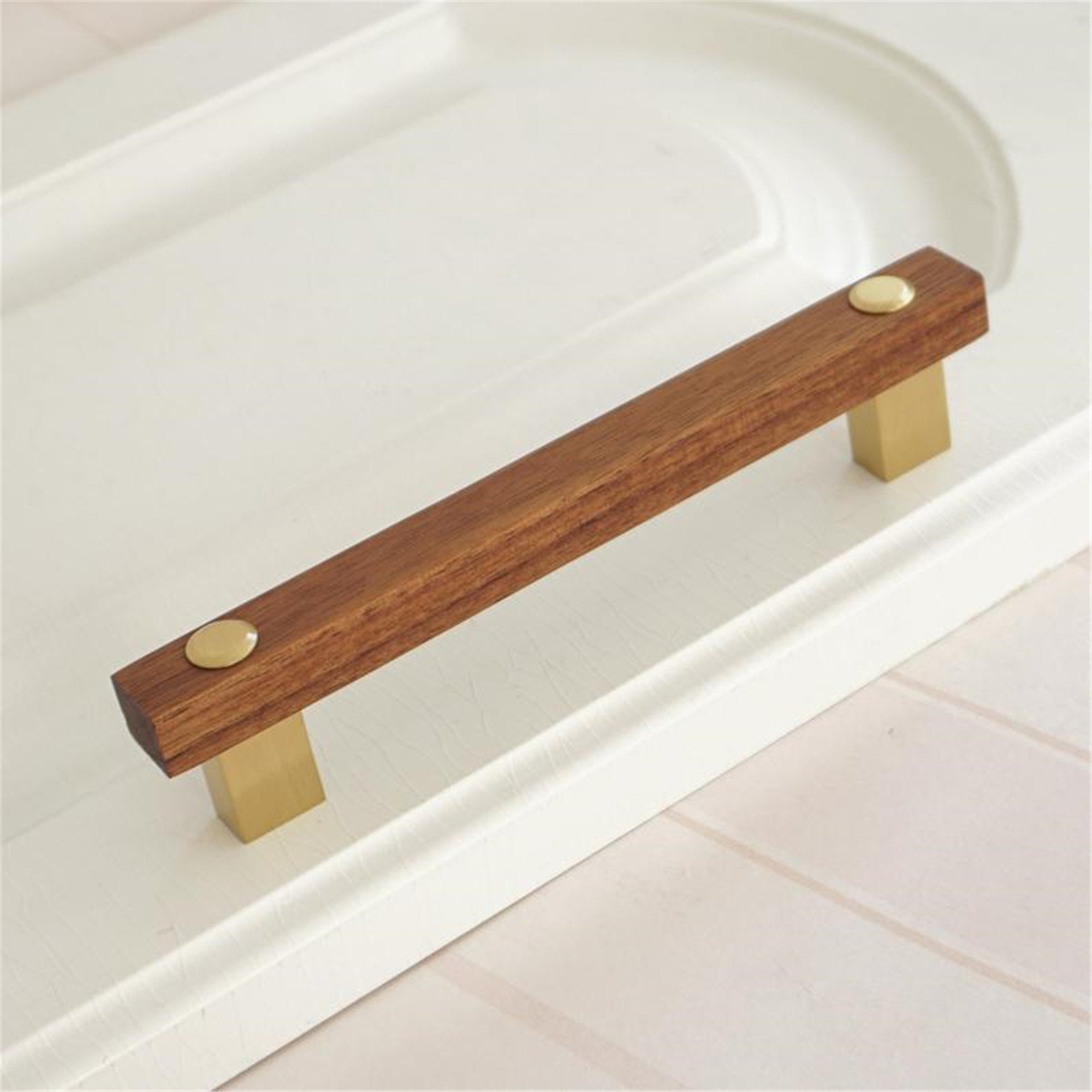3.75 5 6.3Wooden Door Pull Handles Black Etsy