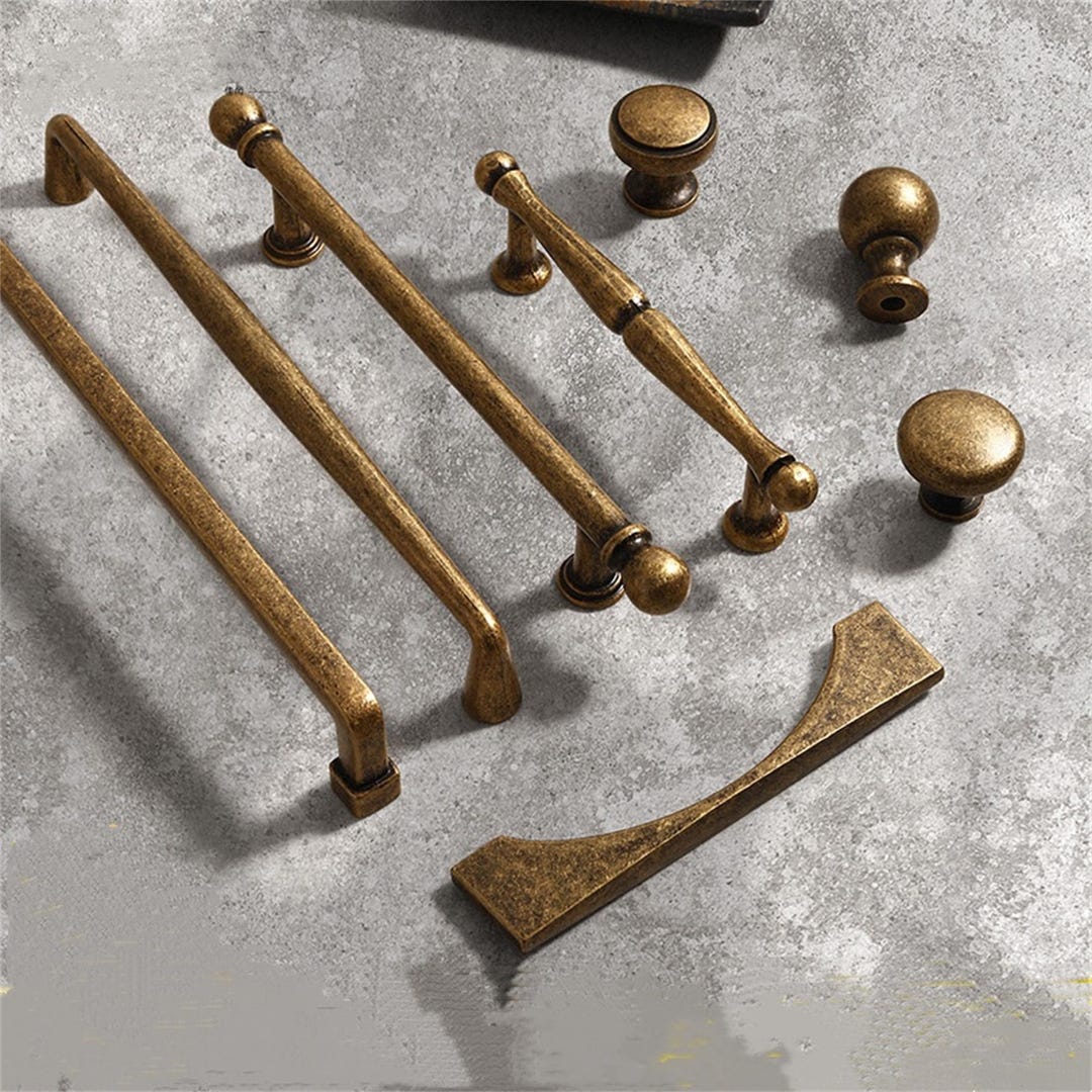 Retro Style Cabinet Pulls Knobs Unique Drawer Pulls Knobs Cupboard ...