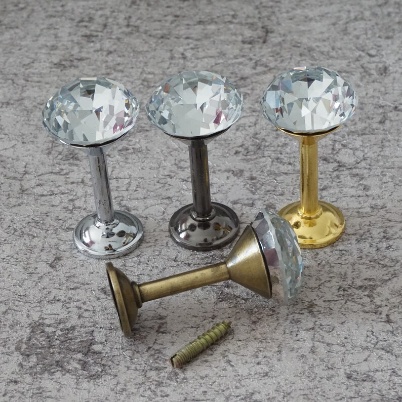 Glass Wall Hooks Clothes Hangers Hooks Clear Rhinestone Etsy