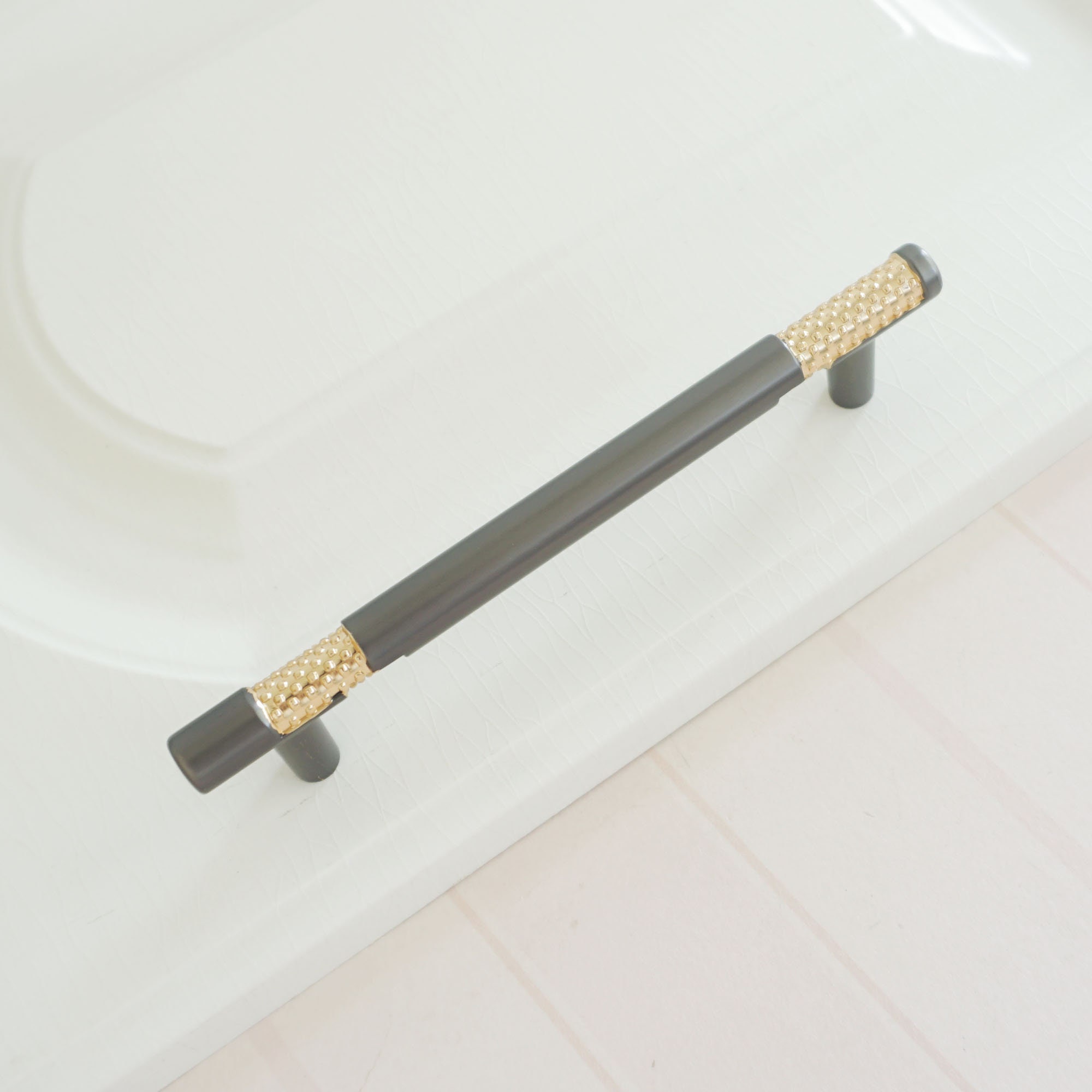3.78 5 6.3 7.55 Gold Gun Cabinet Handles Pull Knob Dresser ...