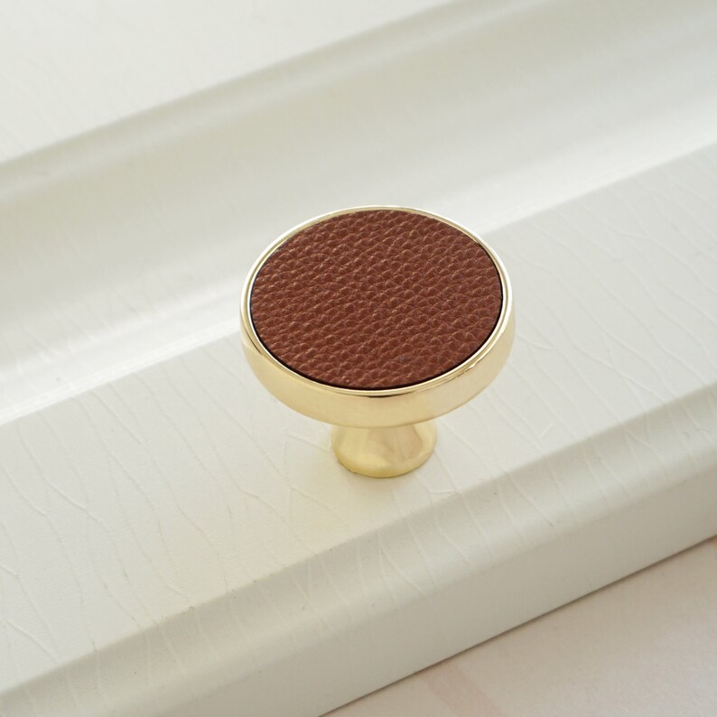 3.78 5'' Red Leather Dresser Handles Drawer Knobs Etsy