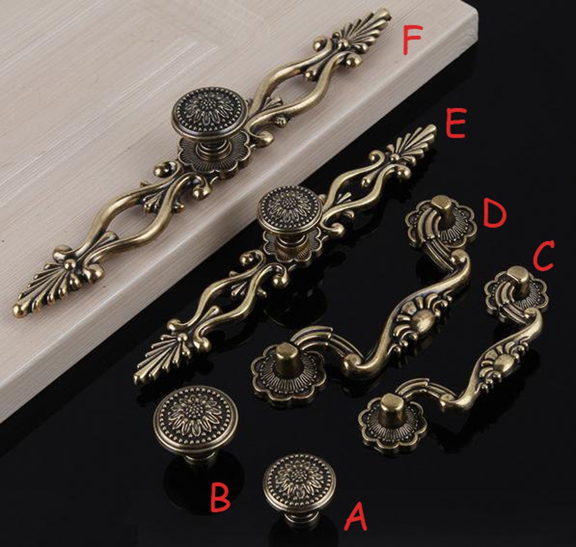 Dresser Knobs Pulls Drawer Knob Pull Handles Antique Silver Etsy